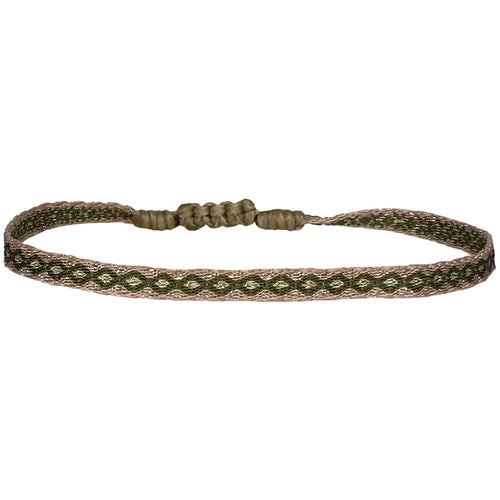 Designed and handwoven to be worn at all times using traditional artisanal handcrafting and techniques that take plenty of time and love  Details:  - Handwoven using Polyester  -Can be worn in the water  - Stainless steel "LeJu London" logo/tag  - Width 3mm