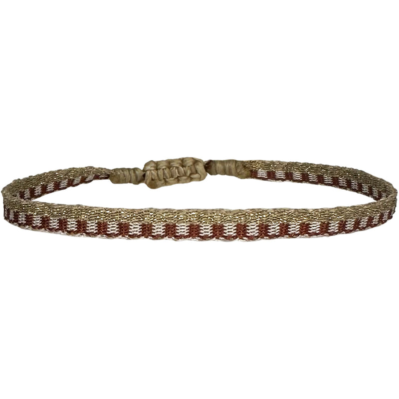 Designed and handwoven to be worn at all times using traditional artisanal handcrafting and techniques that take plenty of time and love  Details:  - Handwoven using Polyester  -Can be worn in the water  - Stainless steel "LeJu London" logo/tag  - Width 3mm