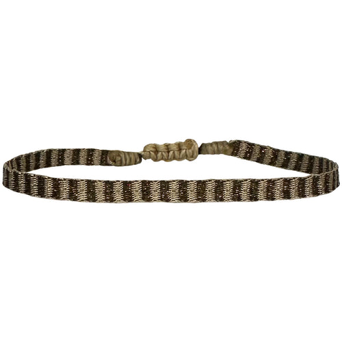 Designed and handwoven to be worn at all times using traditional artisanal handcrafting and techniques that take plenty of time and love  Details:  - Handwoven using Polyester  -Can be worn in the water  - Stainless steel "LeJu London" logo/tag  - Width 3mm