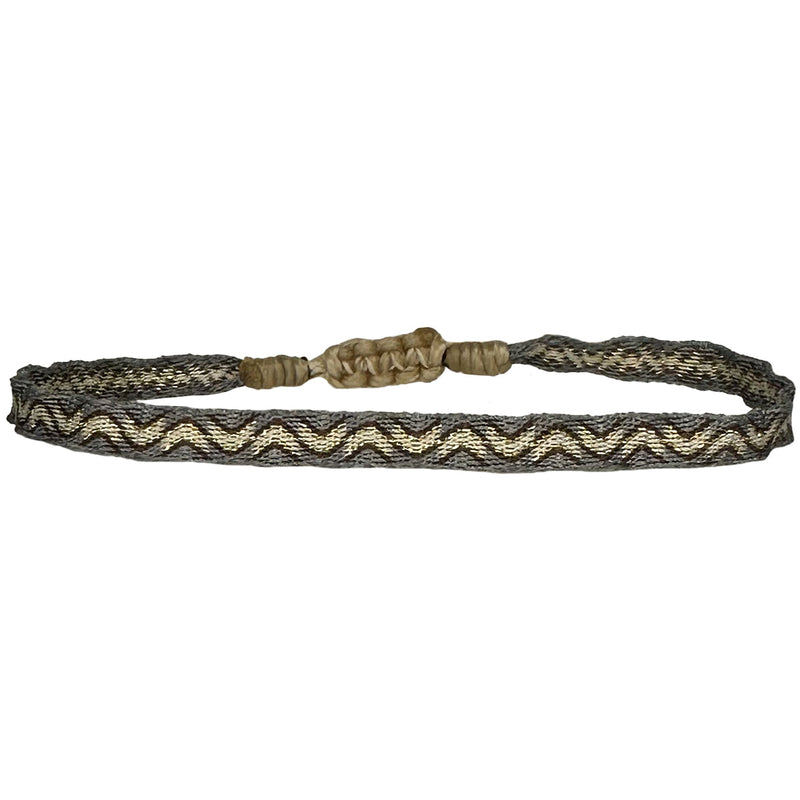 Designed and handwoven to be worn at all times using traditional artisanal handcrafting and techniques that take plenty of time and love  Details:  - Handwoven using Polyester  -Can be worn in the water  - Stainless steel "LeJu London" logo/tag  - Width 3mm