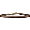 Designed and handwoven to be worn at all times using traditional artisanal handcrafting and techniques that take plenty of time and love  Details:  - Handwoven using Polyester  -Can be worn in the water  - Stainless steel "LeJu London" logo/tag  - Width 3mm