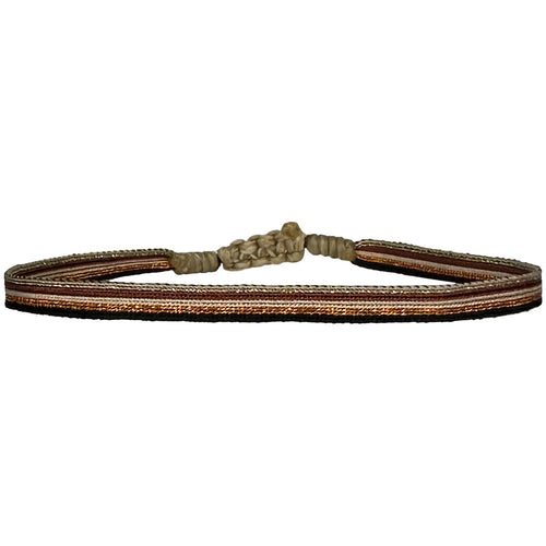 Designed and handwoven to be worn at all times using traditional artisanal handcrafting and techniques that take plenty of time and love  Details:  - Handwoven using Polyester  -Can be worn in the water  - Stainless steel "LeJu London" logo/tag  - Width 3mm
