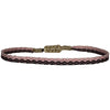 Designed and handwoven to be worn at all times using traditional artisanal handcrafting and techniques that take plenty of time and love  Details:  - Handwoven using Polyester  -Can be worn in the water  - Stainless steel "LeJu London" logo/tag  - Width 3mm