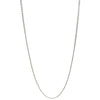 CURB CHAIN WIDE SILVER NECKLACE