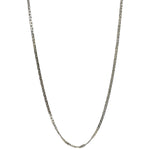 CURB TRACE CHAIN SILVER NECKLACE