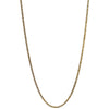 CURB TRACE CHAIN GOLD NECKLACE