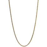 CURB TRACE CHAIN GOLD NECKLACE