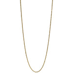 ROPE CHAIN GOLD NECKLACE