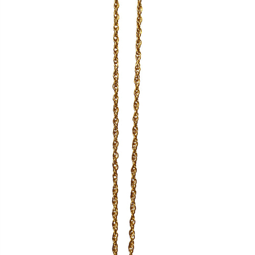 ROPE CHAIN GOLD NECKLACE