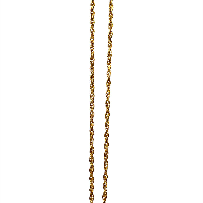 ROPE CHAIN GOLD NECKLACE