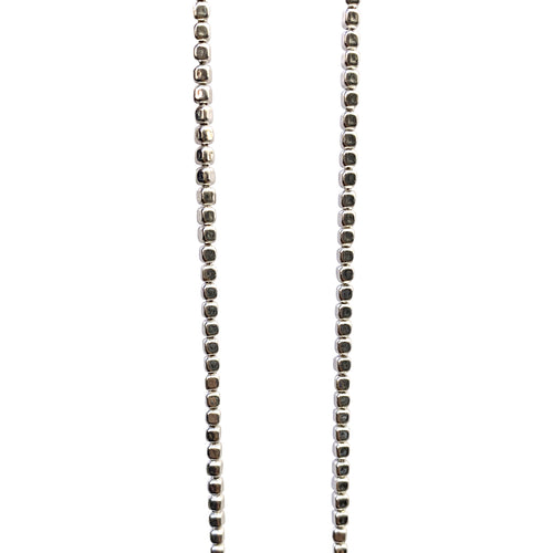 CUBE CHAIN SILVER NECKLACE