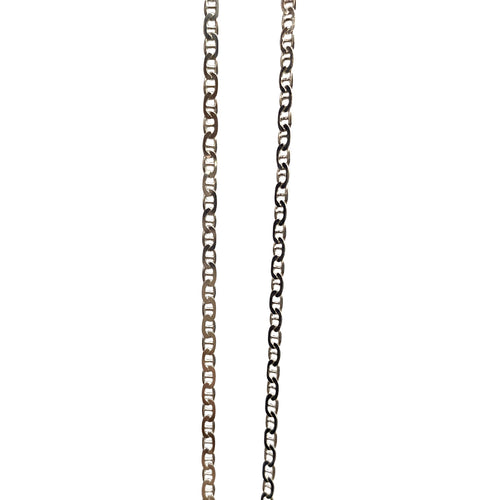 CURB TRACE CHAIN SILVER NECKLACE