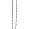 CURB CHAIN WIDE SILVER NECKLACE