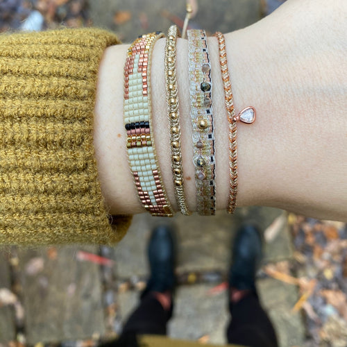 HANGING DIAMOND IN ROSE GOLD