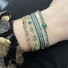 This cool bracelet is handwoven by our team of artisans in Colombia using Japanese glass beads.   Wear it with your favourite accessories !  Details:      Women Bracelet     Japanese glass beads     Handwoven adjustable bracelet     Width 5mm     Can be worn in the  water