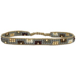 HANDMADE BEADED BRACELET IN NEUTRAL TONES