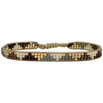 This cool bracelet is handwoven by our team of artisans in Colombia using Japanese glass beads.   Wear it with your favourite accessories !  Details:      Women Bracelet     Japanese glass beads     Handwoven adjustable bracelet     Width 5mm     Can be worn in the  water