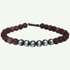 RHODOLITE STONES BRACELET FOR HIM