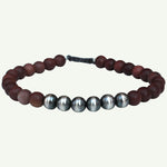 RHODOLITE STONES BRACELET FOR HIM