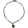 SHELL ANKLET BRACELET IN PINK TONES & GOLD