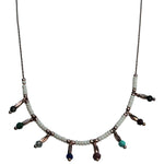 LITTLE COLOURFUL CHARMS NECKLACE IN ROSE GOLD