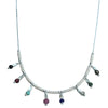 LITTLE COLOURFUL CHARMS NECKLACE IN SILVER