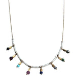 LITTLE  COLOURFUL CHARMS  NECKLACE IN GOLD