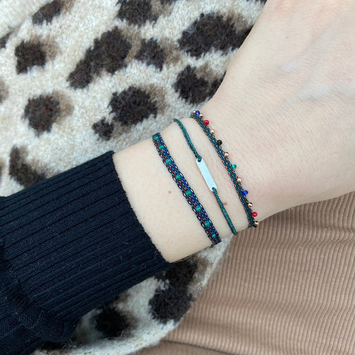 COLORS BRACELET IN DARK BLUE TONES