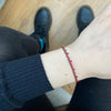 COLORS BRACELET IN BURGUNDY TONES