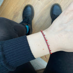 COLORS BRACELET IN BURGUNDY TONES