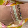 HANDMADE SET OF 3 BRACELETS IN GOLD AND BRIGHT TONES