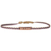 DIAMOND BAR BRACELET IN LILAC TONES