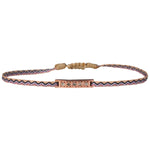 DIAMOND BAR BRACELET IN LILAC TONES