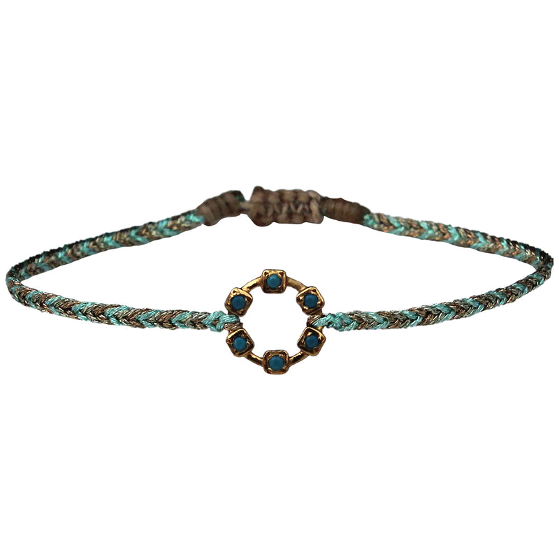 TURQUOISE HOOP BRACELET