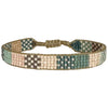 HANDMADE GLASS BEADS BRACELET IN PASTEL TONES