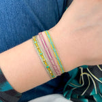 MULTICOLOR SET OF TWO BRACELETS
