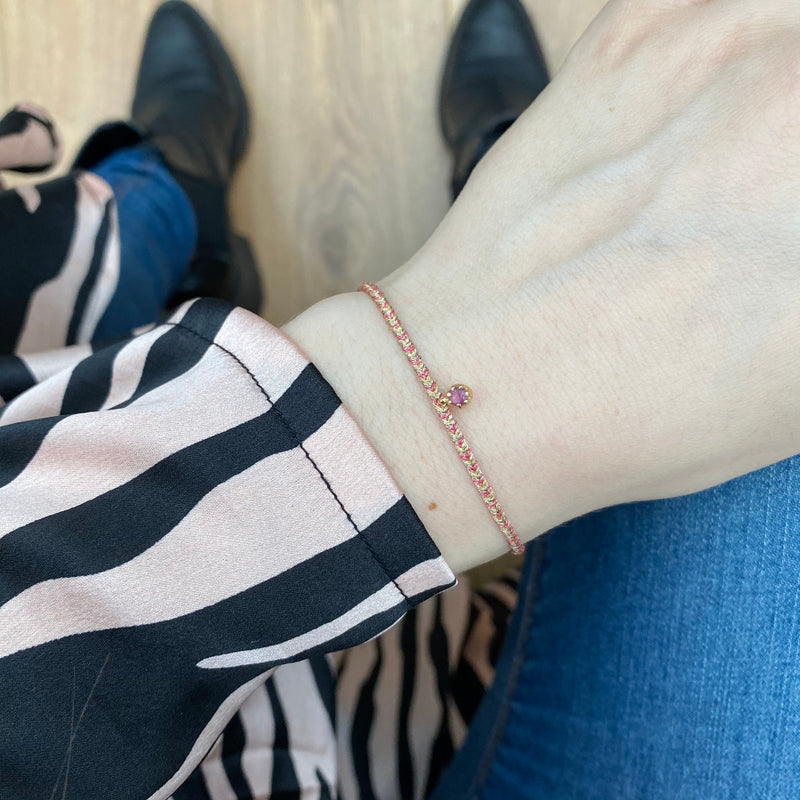 PINK TOURMALINE BRACELET