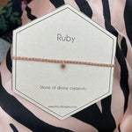 PINK TOURMALINE BRACELET
