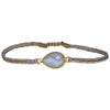 HANDMADE BLUE LACE AGATE STONE BRACELET