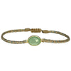HANDMADE PREHNITE STONE BRACELET