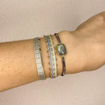 HANDMADE LABRADORITE STONE BRACELET