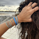 This magnificent design is handwoven using 160 threads, it takes for our master artisans 1 hour and 20 minutes to weave each bracelet. Details:  - Handwoven using Polyester  - Can be worn in the water - Width 8 mm  -Adjustable bracelet  -Women bracelet