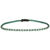 THIN BRACELET IN PAGODA BLUE & SILVER