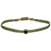 SPINEL STONE HANDWOVEN BRACELET