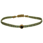 SPINEL STONE HANDWOVEN BRACELET