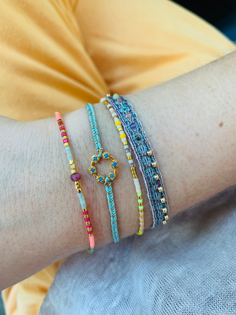 TURQUOISE HOOP BRACELET