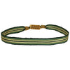 BASIC HANDWOVEN BRACELET IN GREEN TONES