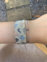 LEOPARD BRACELET IN LILAC TONES