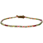 HANDMADE BEADED BRACELET IN NEON TONES