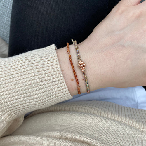 HESSONITE GEM BRACELET